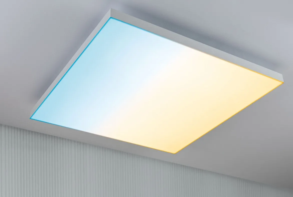 Paulmann 79906 LED Panel Velora Rainbow dynamicRGBW 595x595mm weiß