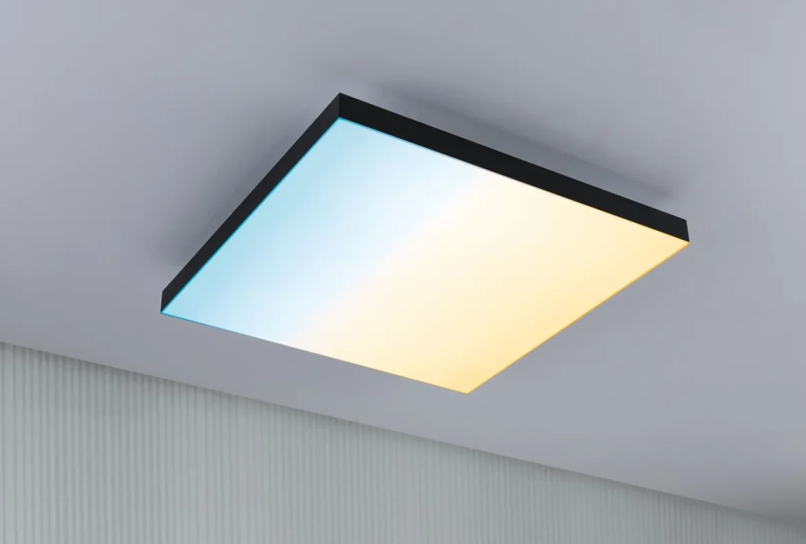 Paulmann 79908 LED Panel Velora Rainbow dynamicRGBW 450x450mm schwarz