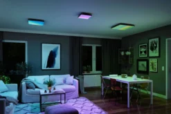 Paulmann 79909 LED Panel Velora Rainbow dynamicRGBW 595x595mm schwarz