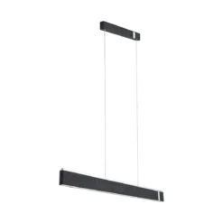 Paulmann 79985 LED Pendelleuchte Jagun 3-Step-Dim 2700K 2000lm Filz anthrazit