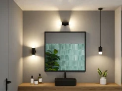 Paulmann 79997 LED Pendelleuchte Kame Schwarz 3-Step Dim IP44