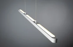 Paulmann 79901 LED Pendelleuchte Lento 2700K 42W Weiß dimmbar höhenverstellbar