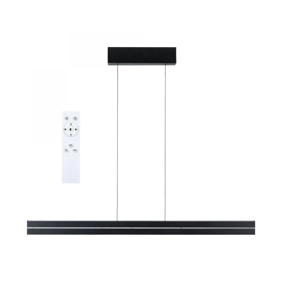 Paulmann 78474 LED Pendelleuchte Raiko RGBW Tunable White Schwarz dimmbar