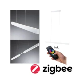 Paulmann 79889 LED Pendelleuchte SmartHome Zigbee Aptare ausziehbar weiß