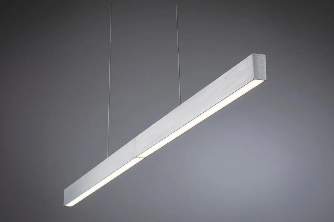 Paulmann 78025 LED Pendelleuchte SmartHome Zigbee Aptare RGBW ausziehbar Alu gebürstet