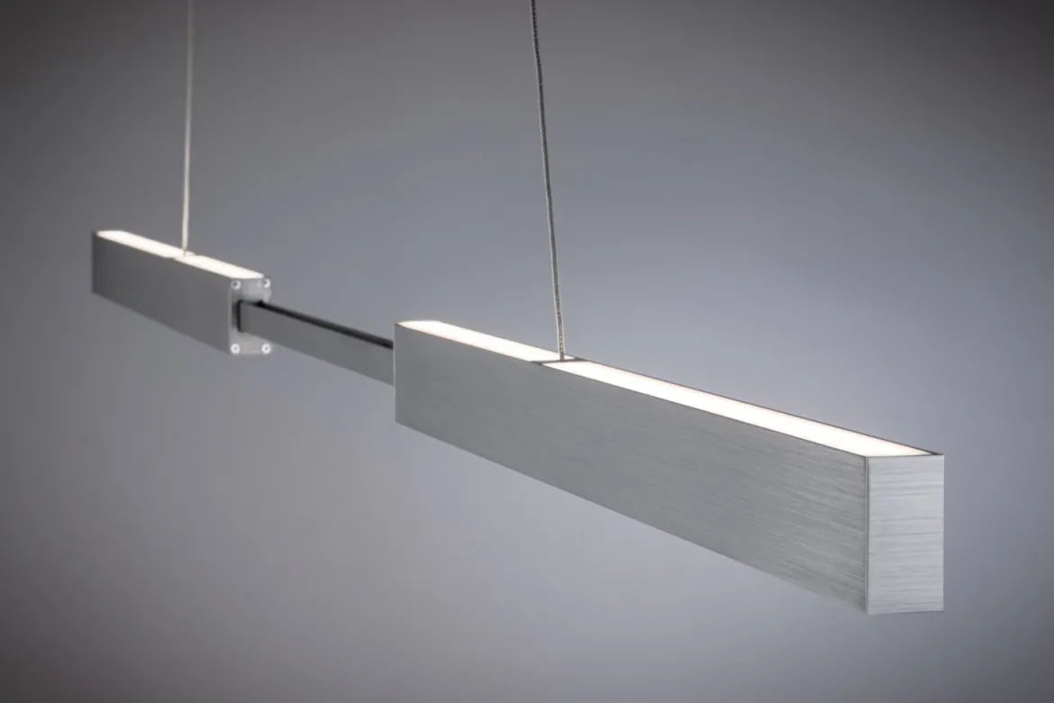 Paulmann 78025 LED Pendelleuchte SmartHome Zigbee Aptare RGBW ausziehbar Alu gebürstet
