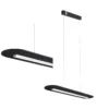 Paulmann 79989 LED Pendelleuchte Tulga 3-Step-Dim 2700K 1800lm Filz anthrazit