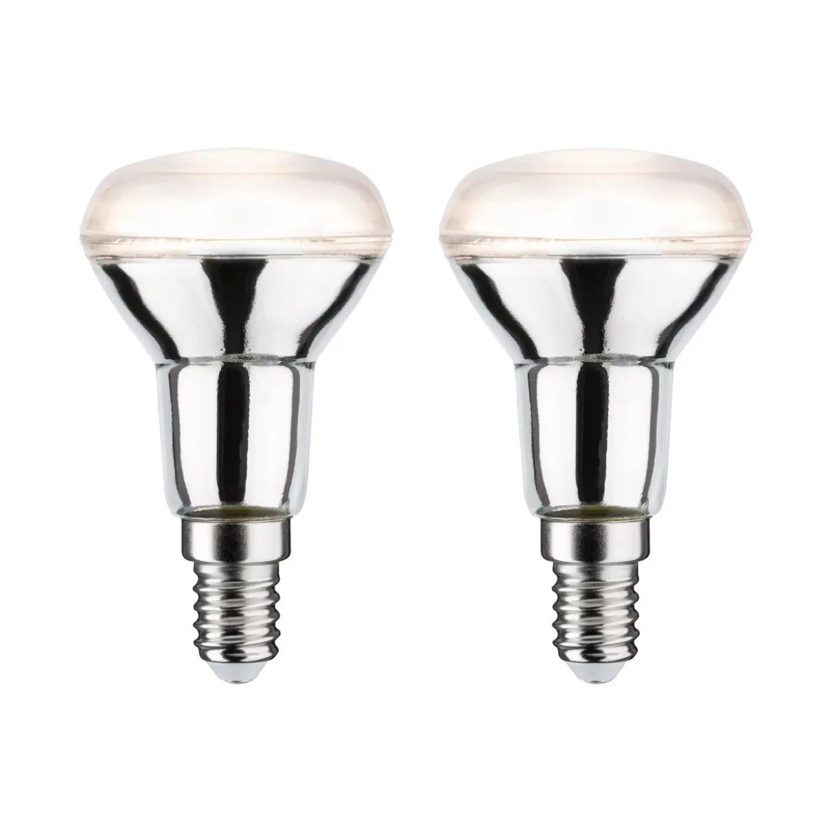 Paulmann 29049 LED Reflektor R50 2er-Pack E14 420lm silber 2700K
