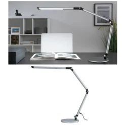 Paulmann 79562 LED Schreibtischleuchte FlexBar Silber 3-Step-Dim WhiteSwitch