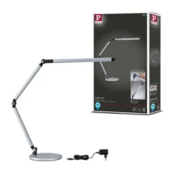 Paulmann 79562 LED Schreibtischleuchte FlexBar Silber 3-Step-Dim WhiteSwitch