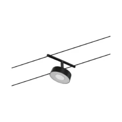 Paulmann 94480 LED Seilsystem Spot Circle 12V 3000K Schwarz Chrom
