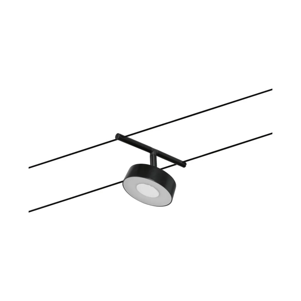 Paulmann 94480 LED Seilsystem Spot Circle 12V 3000K Schwarz Chrom