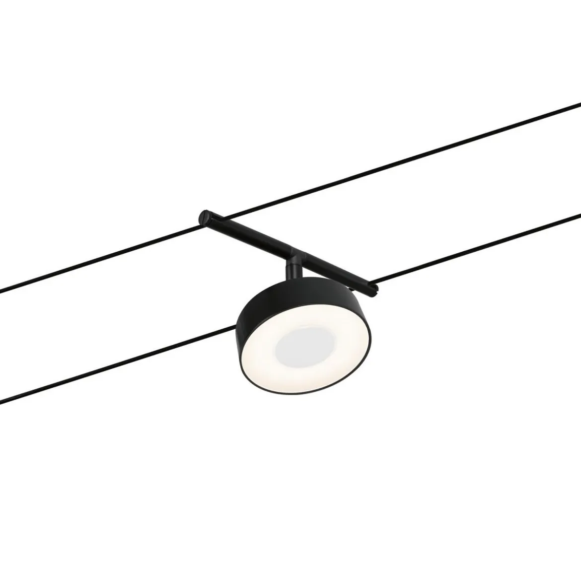Paulmann 94480 LED Seilsystem Spot Circle 12V 3000K Schwarz Chrom