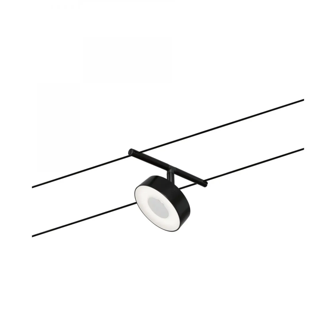 Paulmann 94480 LED Seilsystem Spot Circle 12V 3000K Schwarz Chrom