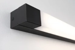 Paulmann 71216 LED Spiegelleuchte Quasar 40cm 3000K Schwarz IP44