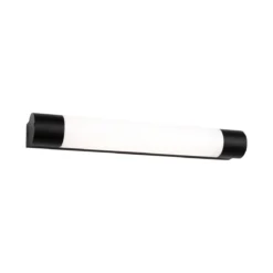 Paulmann 71213 LED Spiegelleuchte Orgon Steckdose 44cm 3000K Schwarz IP44