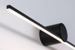 Paulmann 75411 LED Spiegelleuchte Sava 60cm 3000K Schwarz IP44