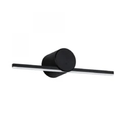 Paulmann 75410 LED Spiegelleuchte Sava 30cm 3000K Schwarz IP44