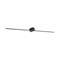 Paulmann 75412 LED Spiegelleuchte Sava 90cm 3000K Schwarz IP44