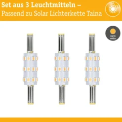 Paulmann 29276 LED Stecksockel Taina 3er-Set 3000K
