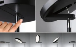 Paulmann 78019 LED Stehleuchte Caneta Schwarz Tunable White dimmbar