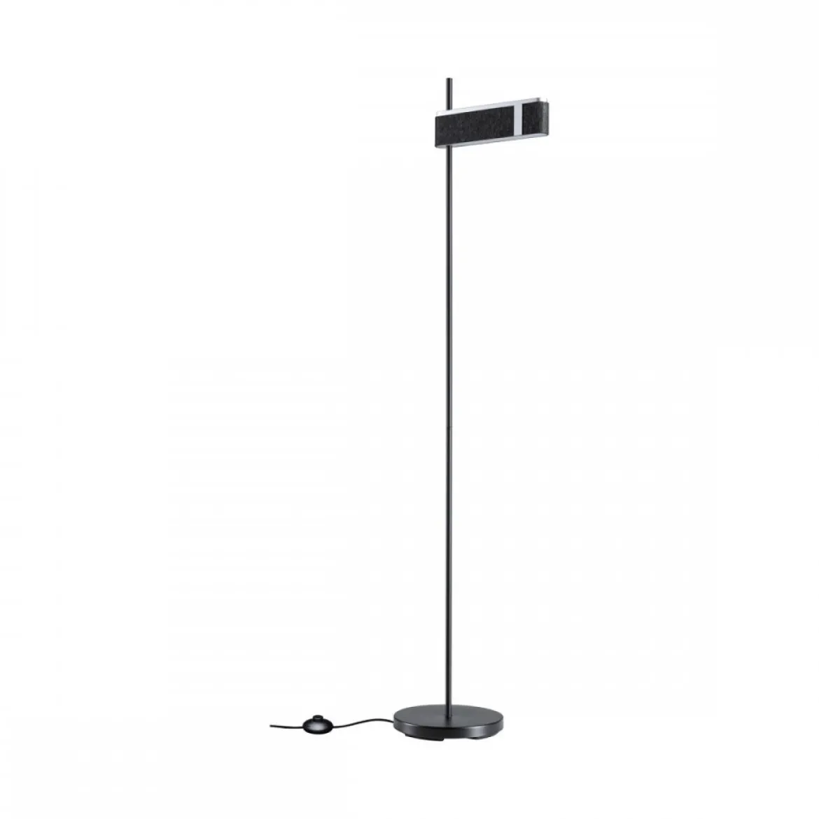 Paulmann 79988 LED Stehleuchte Jagun 3-Step-Dim 2700K 1250lm Filz anthrazit