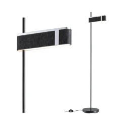 Paulmann 79988 LED Stehleuchte Jagun 3-Step-Dim 2700K 1250lm Filz anthrazit