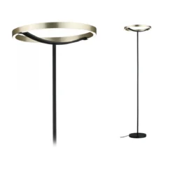 Paulmann 94926 LED Stehleuchte Melira 2700K 3-Step-Dim Schwarz Gold