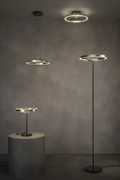 Paulmann 94926 LED Stehleuchte Melira 2700K 3-Step-Dim Schwarz Gold