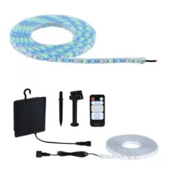 Paulmann 71194 LED Stripe Solar mit Fernbedienung 5m IP44 RGB dimmbar