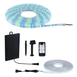 Paulmann 71196 LED Stripe Solar mit Fernbedienung 10m IP44 RGB dimmbar