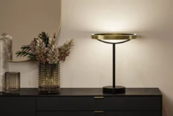 Paulmann 94925 LED Tischleuchte Melira 2700K Schwarz Gold dimmbar