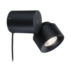 Paulmann 79776 LED Tischleuchte Puric Pane 2700K Schwarz dimmbar
