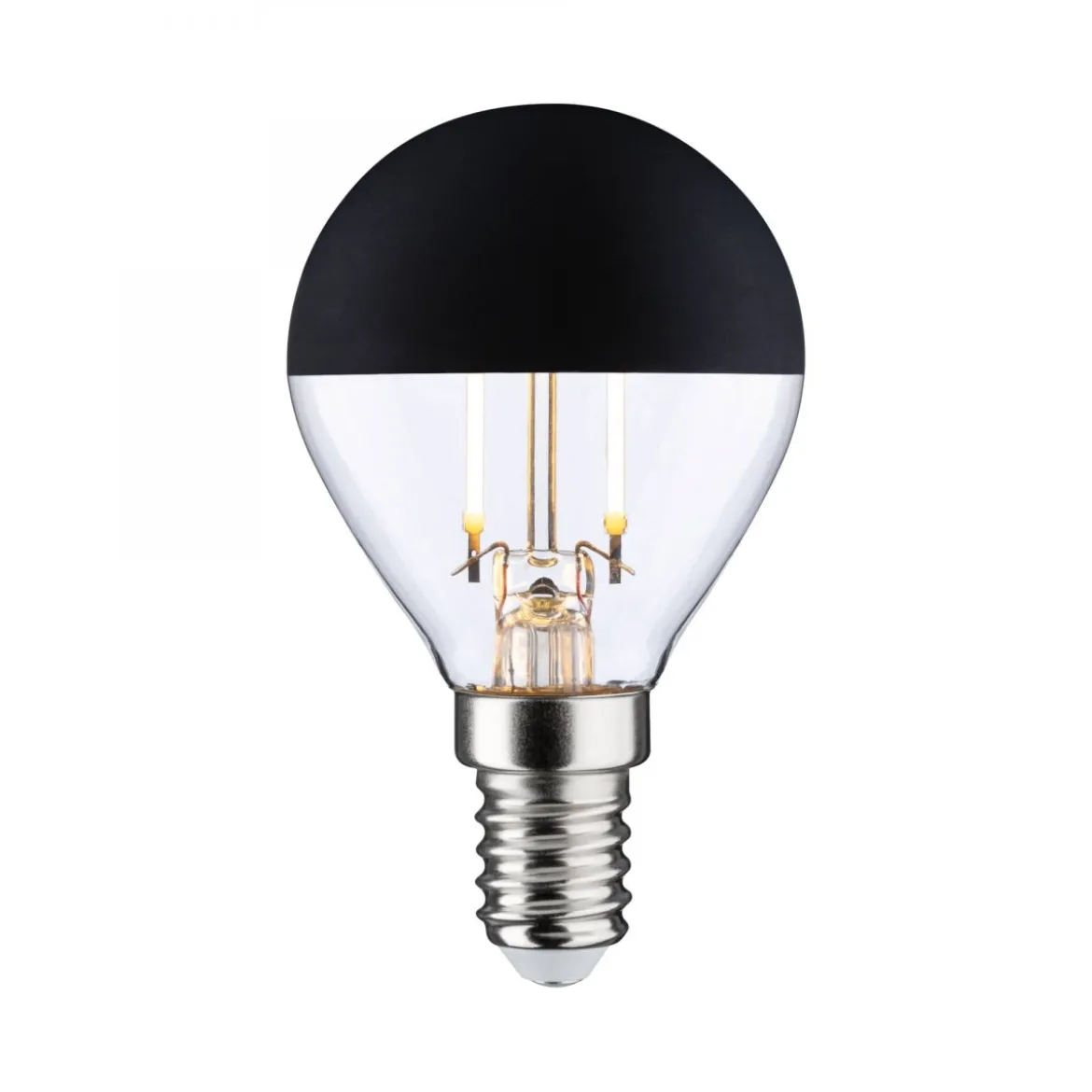 Paulmann 29263 LED Tropfen Kopfspiegel Schwarzmatt 250lm E14 warmweiß