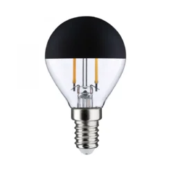 Paulmann 29263 LED Tropfen Kopfspiegel Schwarzmatt 250lm E14 warmweiß