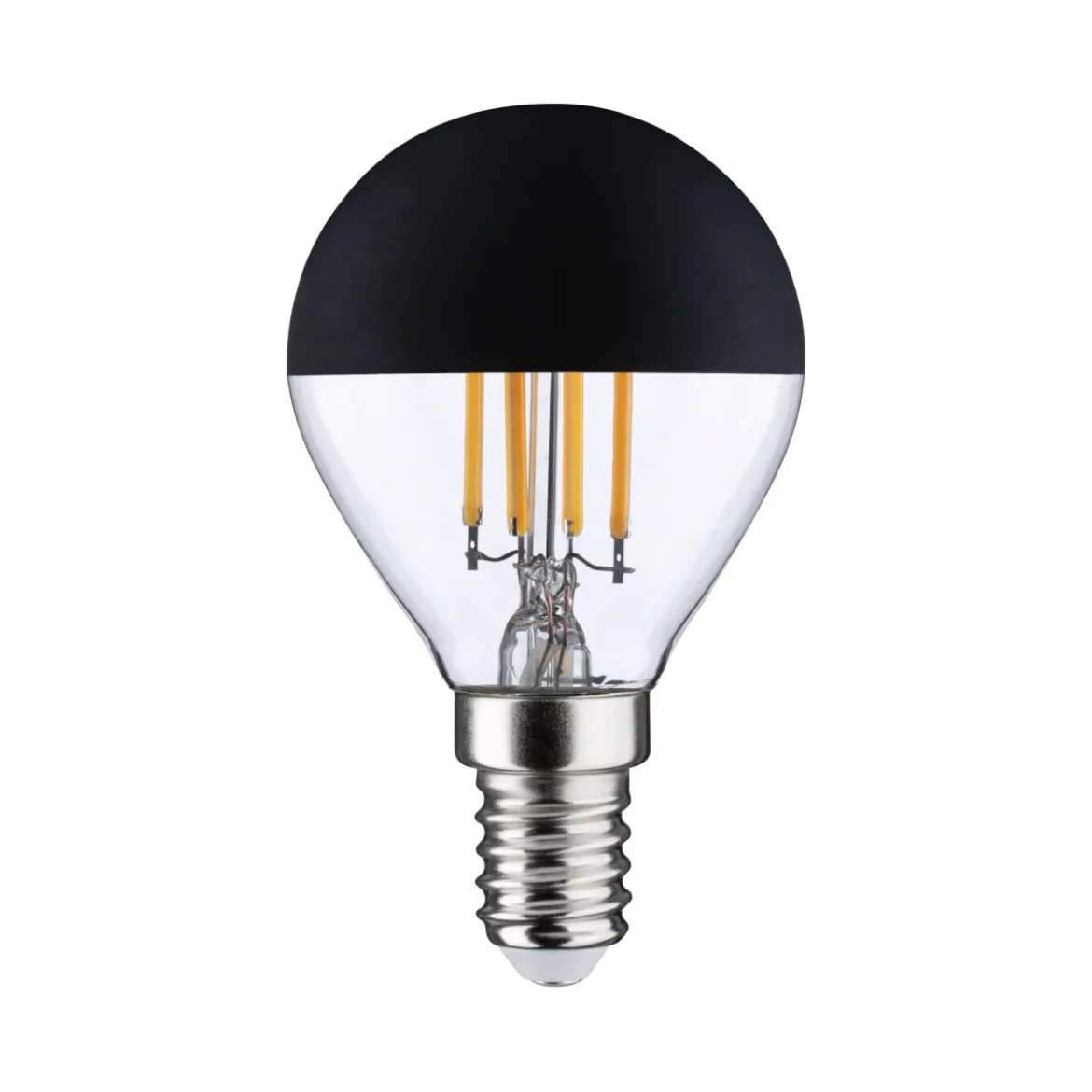 Paulmann 29264 LED Tropfen Kopfspiegel Schwarzmatt 470lm E14 warmweiß dimmbar