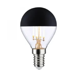 Paulmann 29264 LED Tropfen Kopfspiegel Schwarzmatt 470lm E14 warmweiß dimmbar