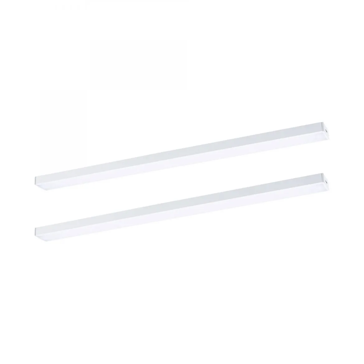 Paulmann 98614 LED Unterschrankleuchte Inline Erweiterung 2er-Set 35cm 3000K dimmbar weiß matt