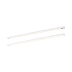 Paulmann 98618 LED Unterschrankleuchte Inline Starterset 2er-Set 55cm 3000K dimmbar weiß