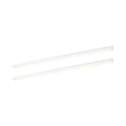 Paulmann 98622 LED Unterschrankleuchte Inline Erweiterung 2er-Set 55cm 3000K dimmbar weiß