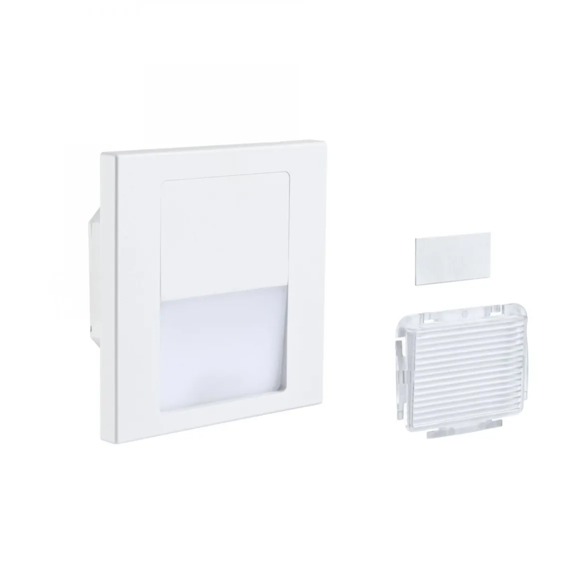 Paulmann 79999 LED Wandeinbauleuchte Tsaro eckig 80x36mm 2700K Weiß