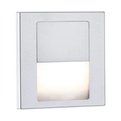 Paulmann 80000 LED Wandeinbauleuchte Tsaro eckig 80x36mm 2700K Chrom matt