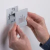 Paulmann 93134 LED Wandeinbauleuchte Edge Quadro Bewegungsmelder 80x42mm 2700K Chrom matt