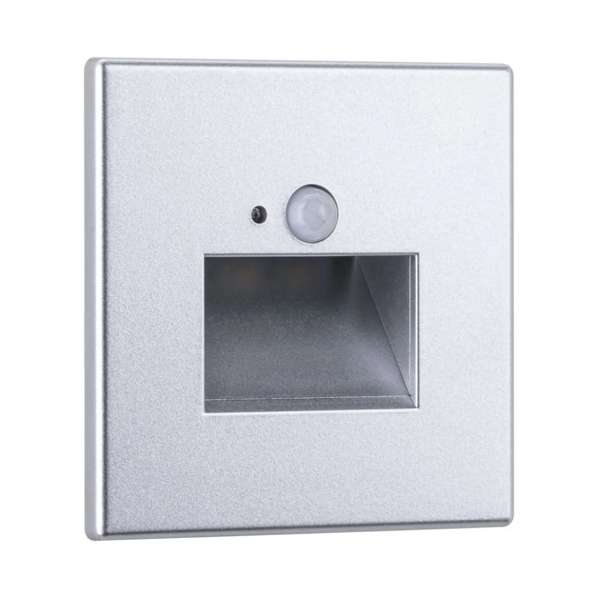 Paulmann 93134 LED Wandeinbauleuchte Edge Quadro Bewegungsmelder 80x42mm 2700K Chrom matt