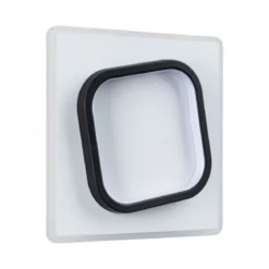 Paulmann 71164 LED Wandleuchte 2Form 24x24cm Weiß Schwarz 4000K