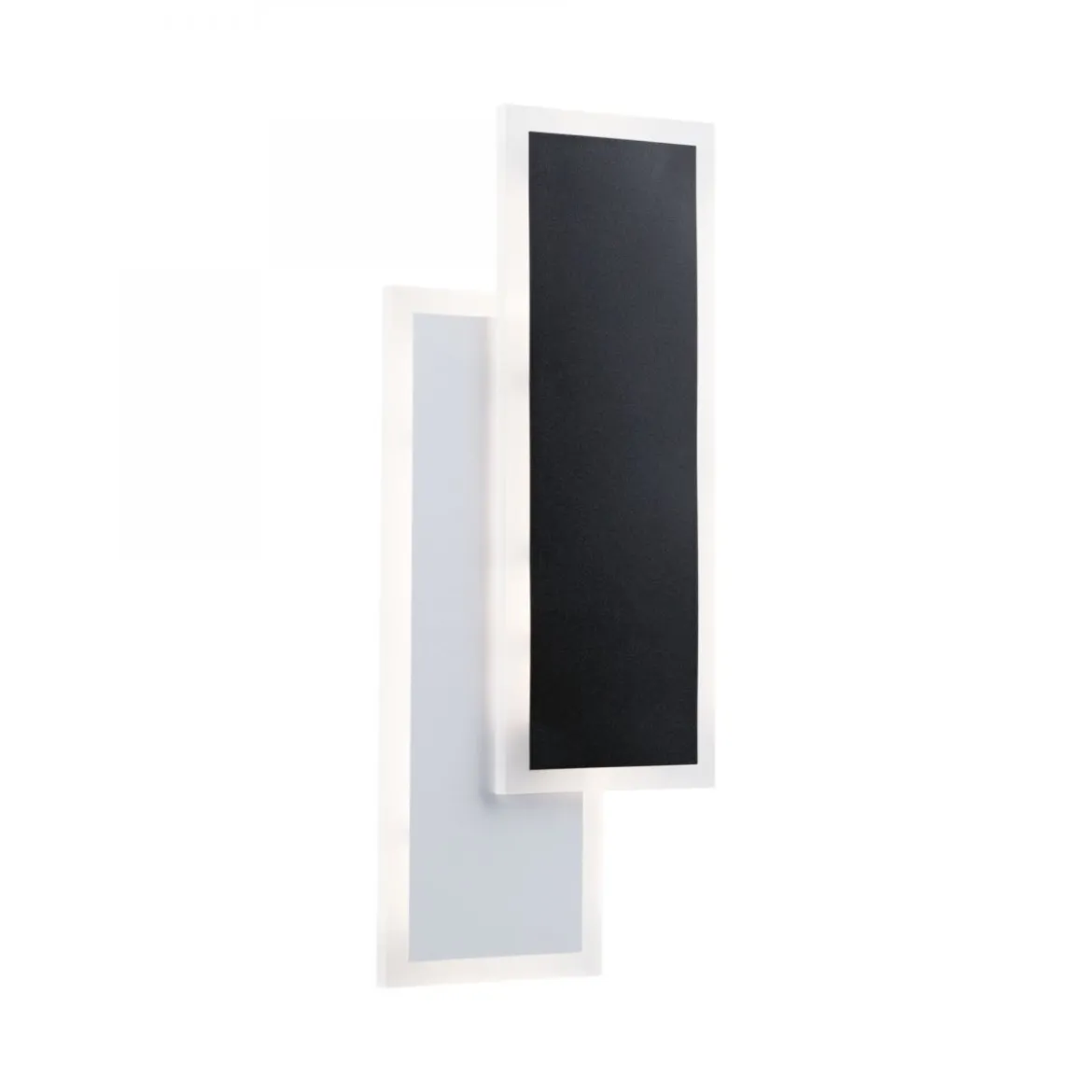 Paulmann 71167 LED Wandleuchte 2Form rechteckig Weiß Schwarz 4000K 1070lm