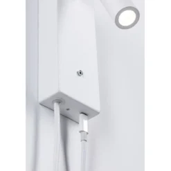 Paulmann 71108 LED Wandleuchte Hulda USB C Weiss matt dimmbar 3000K
