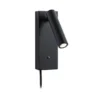 Paulmann 71109 LED Wandleuchte Hulda USB C Schwarz matt dimmbar 3000K