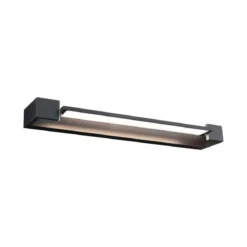 Paulmann 71205 LED Wandleuchte Lucille 600x100mm schwarz 2700K 3-Step-Dim IP44