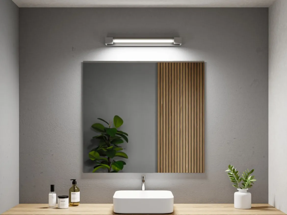 Paulmann 71207 LED Wandleuchte Lucille 600x100mm alu 2700K 3-Step-Dim IP44